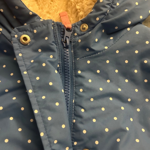 Boden GUC Kids fleece lined waterproof jacket, size 11-12yr - Picture 3 of 4